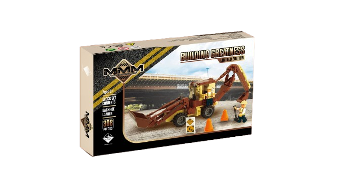 Back Hoe Loader - Mighty Miller Machine Lego