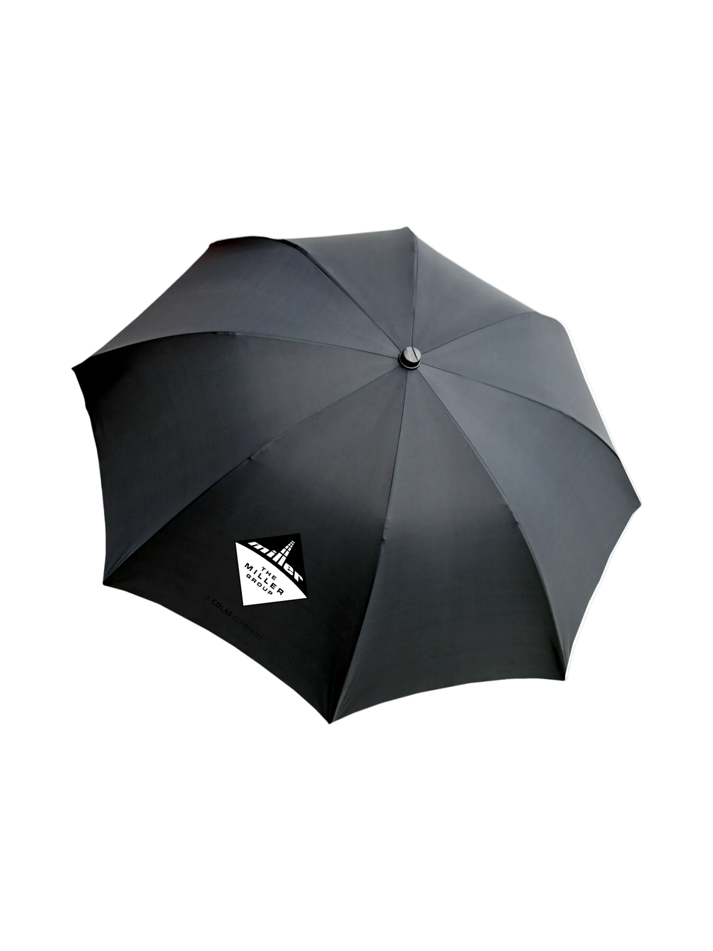 Foldable Black Umbrella with Miller Logo