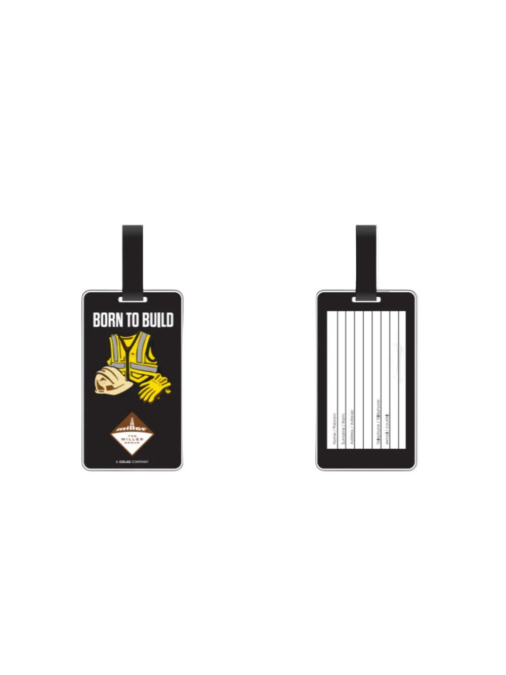 Miller Backpack Tags