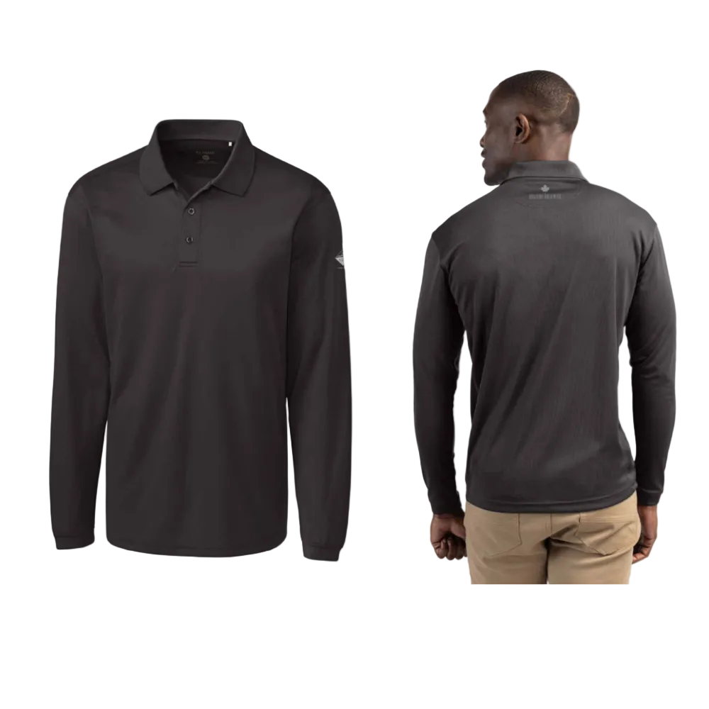 Clique Ice Pique Long Sleeve Polo - Men