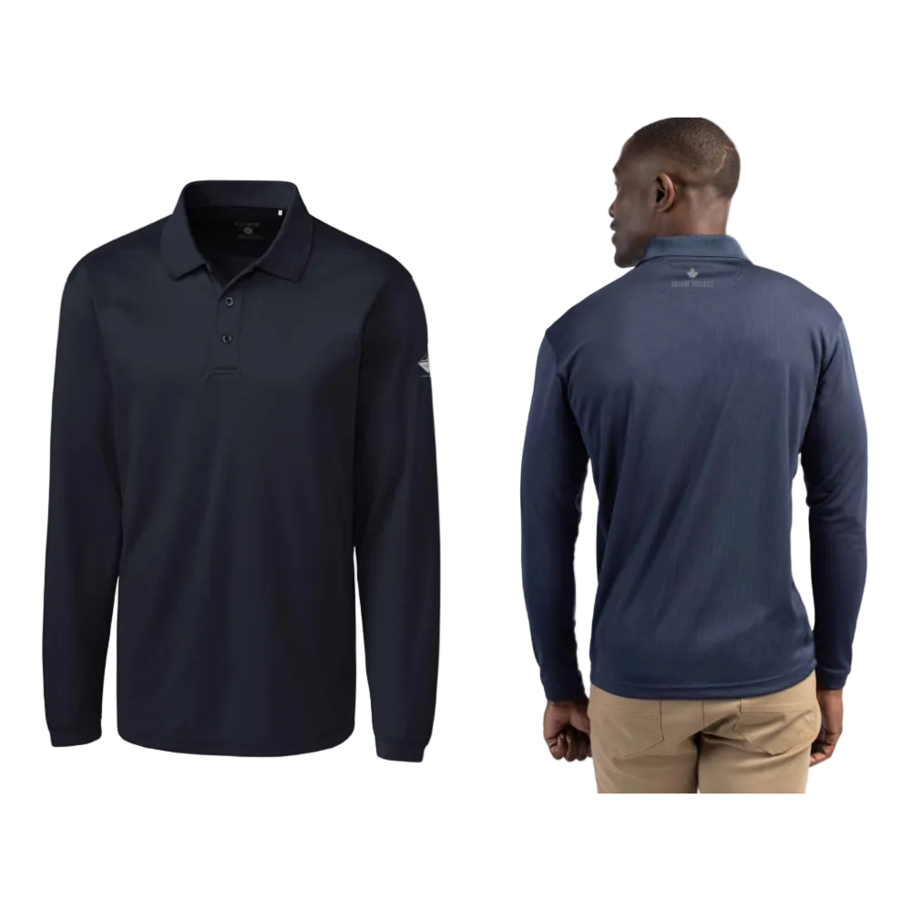 Clique Ice Pique Long Sleeve Polo - Men