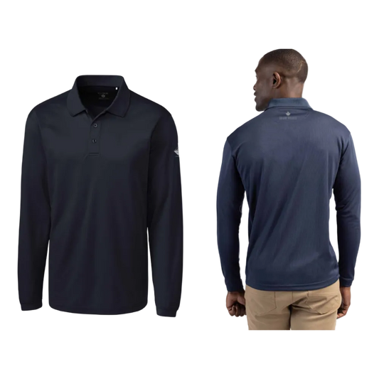 Clique Ice Pique Long Sleeve Polo - Men