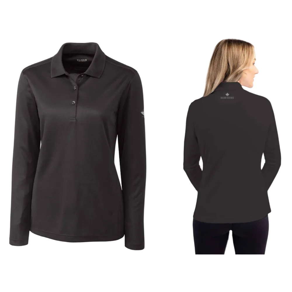 Clique Ice Pique Long Sleeve Polo - Women