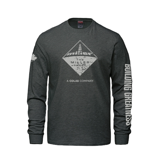 Charcoal Heather Long Sleeve T-Shirt